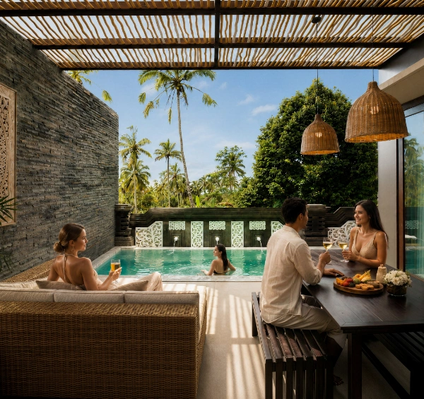 Luxe countryside 3 bedroom pool villa
